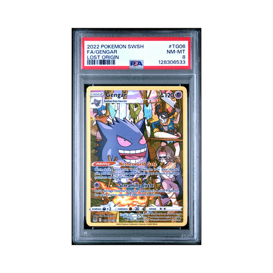 2022 Pokemon Sword & Shield Lost Origin Gengar #TG06 PSA 8