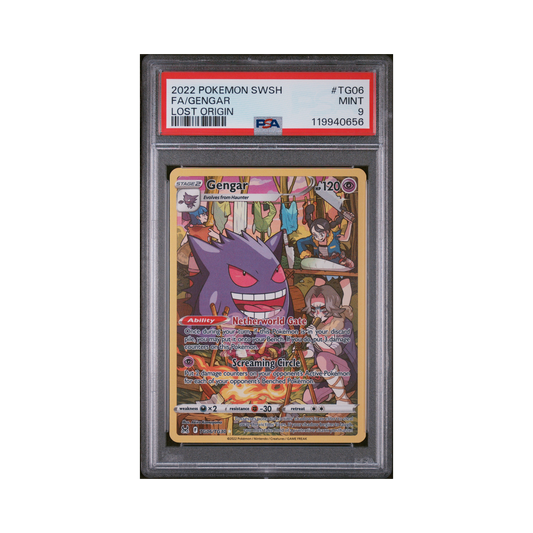2022 Pokémon Sword & Shield Lost Origin Gengar #TG06 PSA 9