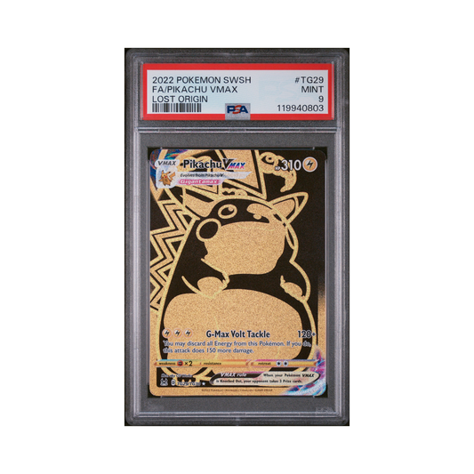 2022 Pokémon Sword & Shield Lost Origin Pikachu VMAX #TG29 PSA 9