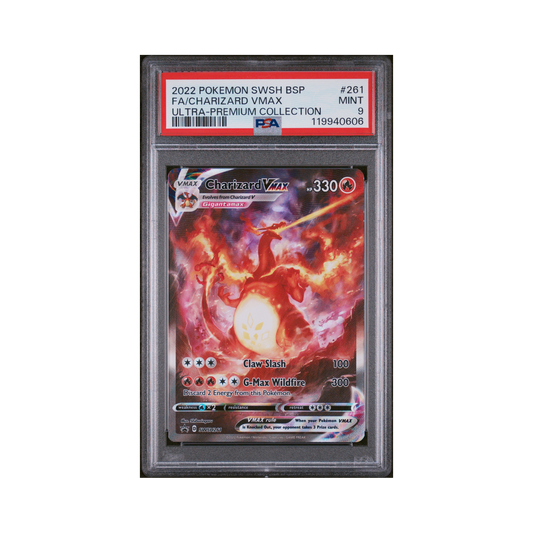 2022 Pokémon SWSH Black Star Promo Charizard VMAX #261 PSA 9