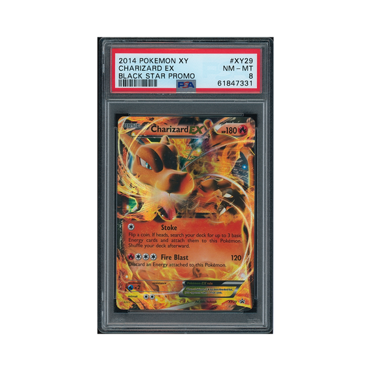 2014 Pokémon XY Black Star Promo Charizard EX #XY29 PSA 8
