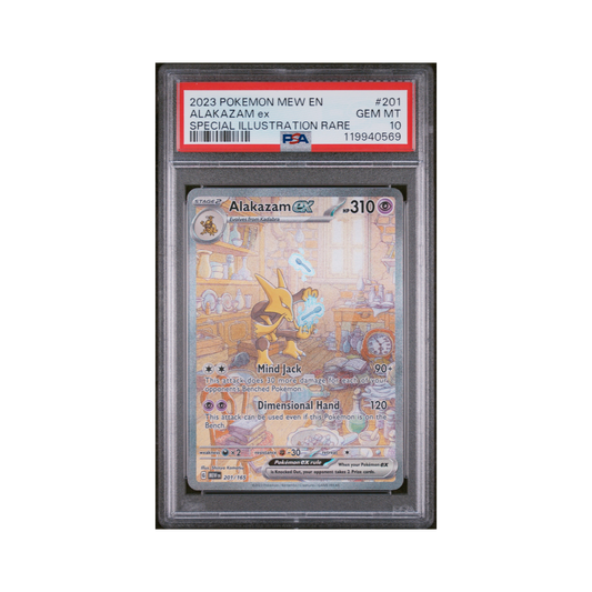 2023 Pokémon Mew Alakazam EX #201 PSA 10