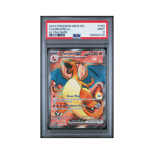 2023 Pokemon Mew Charizard EX #183 PSA 9