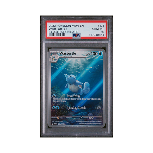 2023 Pokémon Mew Wartortle #171 PSA 10