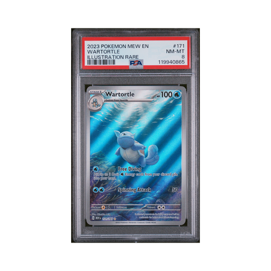 2023 Pokémon 151 Wartortle #171 PSA 8
