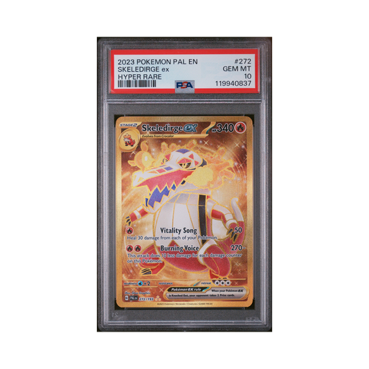 2023 Pokémon Paldea Evolved Skeledirge EX #272 PSA 10