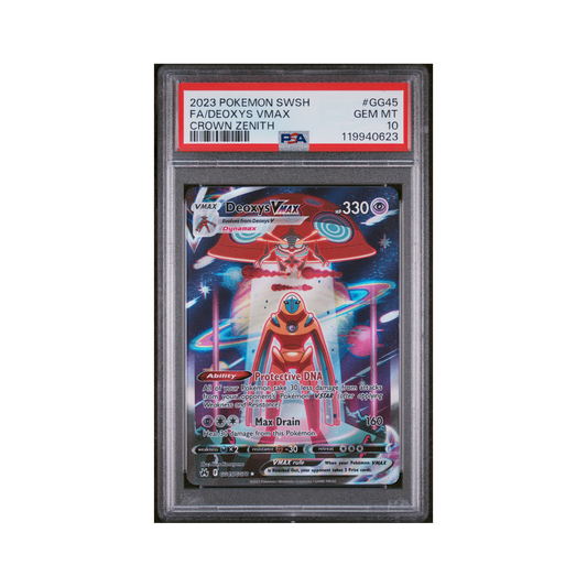 2023 Pokémon Sword And Shield Crown Zenith Deoxys VMAX #GG45 PSA 10