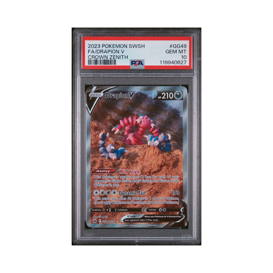 2023 Pokémon Sword And Shield Crown Zenith Drapion V #GG49 PSA 10