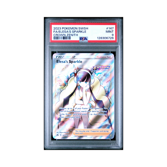 2023 Pokemon Sword And Shield Crown Zenith Elesa's Sparkle #147 PSA 9
