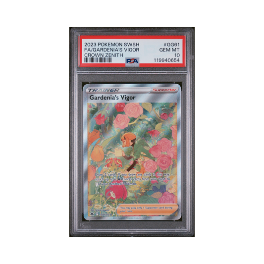2023 Pokémon Sword And Shield Crown Zenith Gardenia's Vigor #GG61 PSA 10