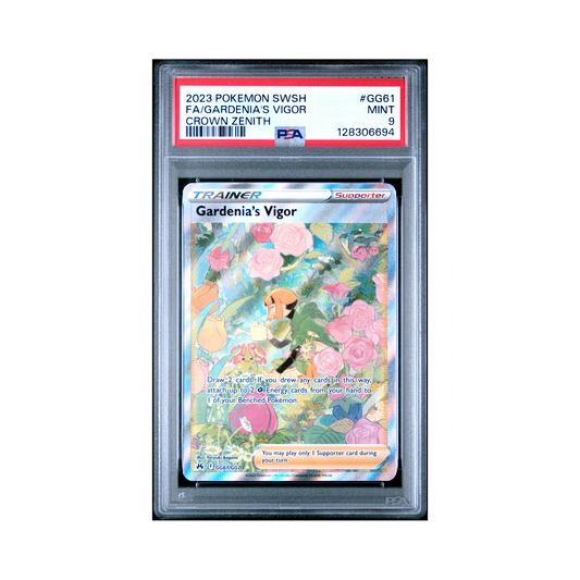 2023 Pokemon Sword And Shield Crown Zenith Gardenia's Vigor #GG61 PSA 9