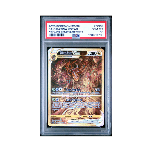 2023 Pokemon Sword And Shield Crown Zenith Giratina VSTAR #GG69 PSA 10