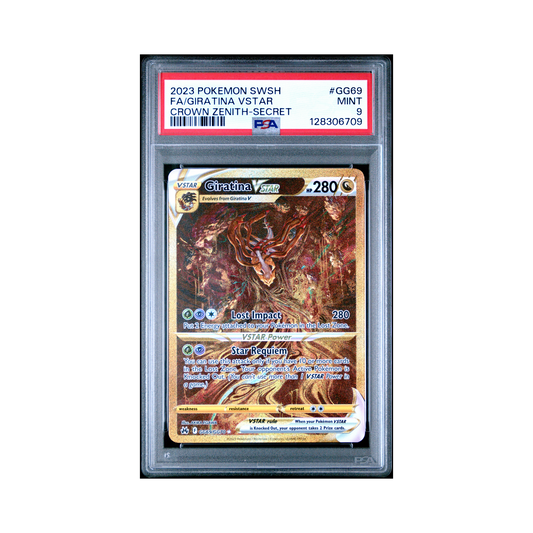 2023 Pokemon Sword And Shield Crown Zenith Giratina VSTAR #GG69 PSA 9