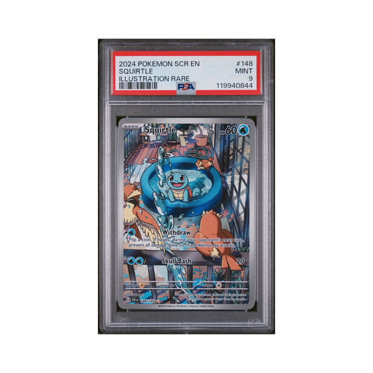 2024 Pokémon Stellar Crown Squirtle #148 PSA 9