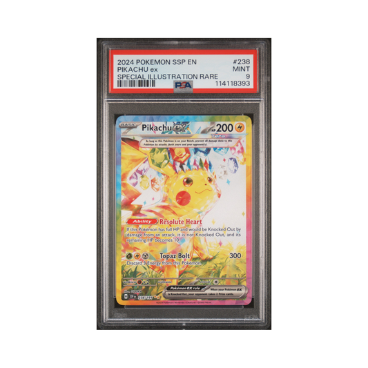2024 Pokémon Ssp Sparks Pikachu EX #238 PSA 9