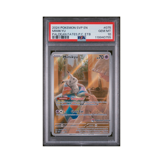 2024 Pokémon Svp Black Star Promo Mimikyu #075 PSA 10