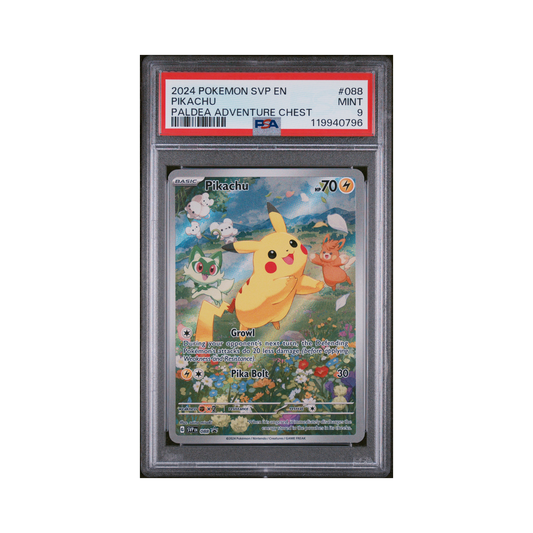 2024 Pokémon Svp Black Star Promo Pikachu #088 PSA 9