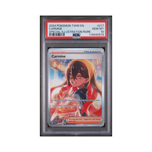 2024 Pokémon Twilight Masquerade Carmine #217 PSA 10