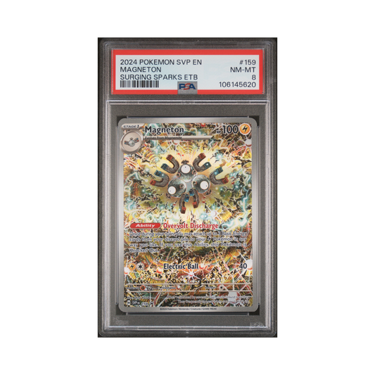 2024 Pokémon Svp Black Star Promo Magneton #159 PSA 8