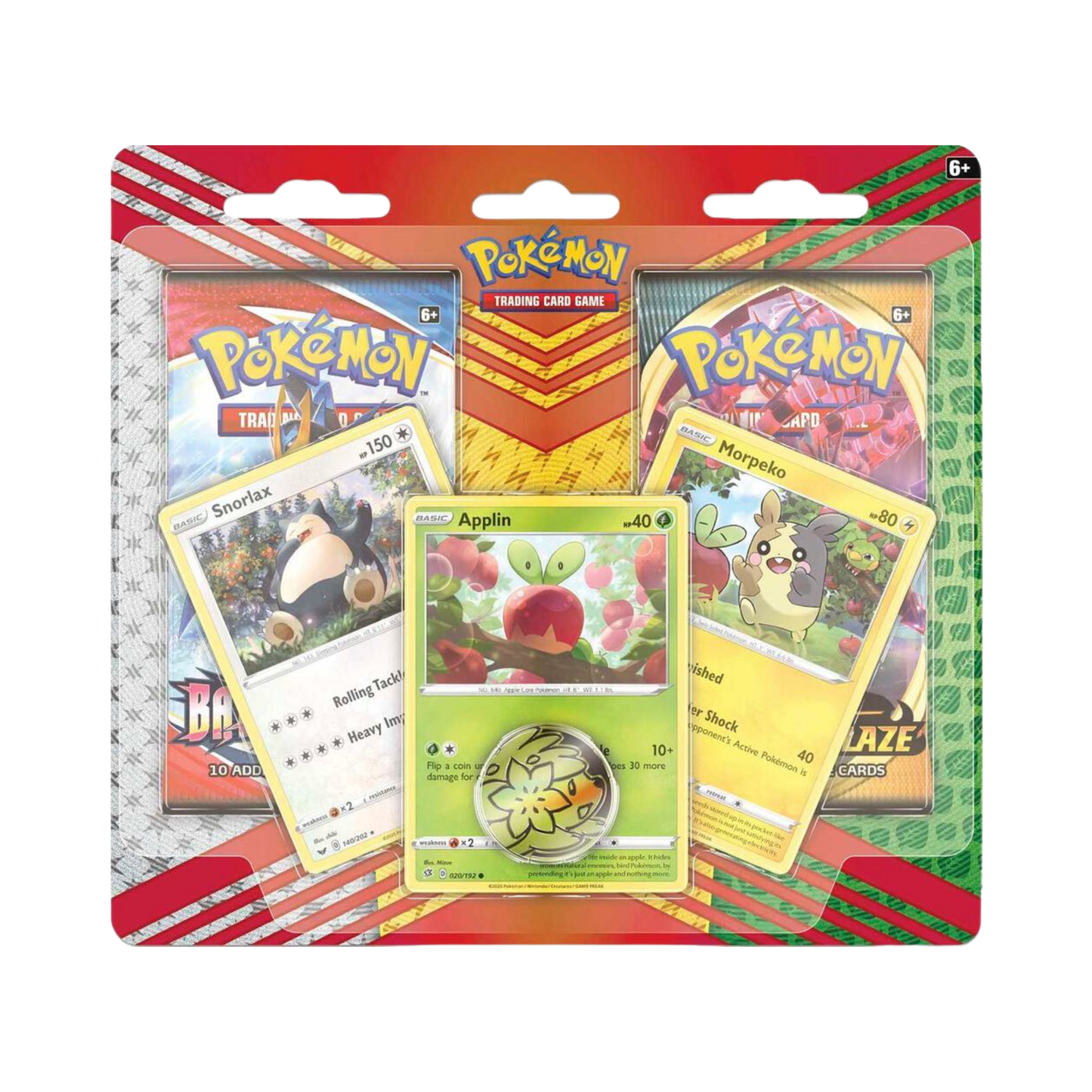 Battle Styles + Darkness Ablaze 2-Pack Blister [Morpeko/Snorlax/Applin]