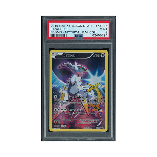 2016 Pokémon XY Black Star Promo Arceus #XY116 PSA 9