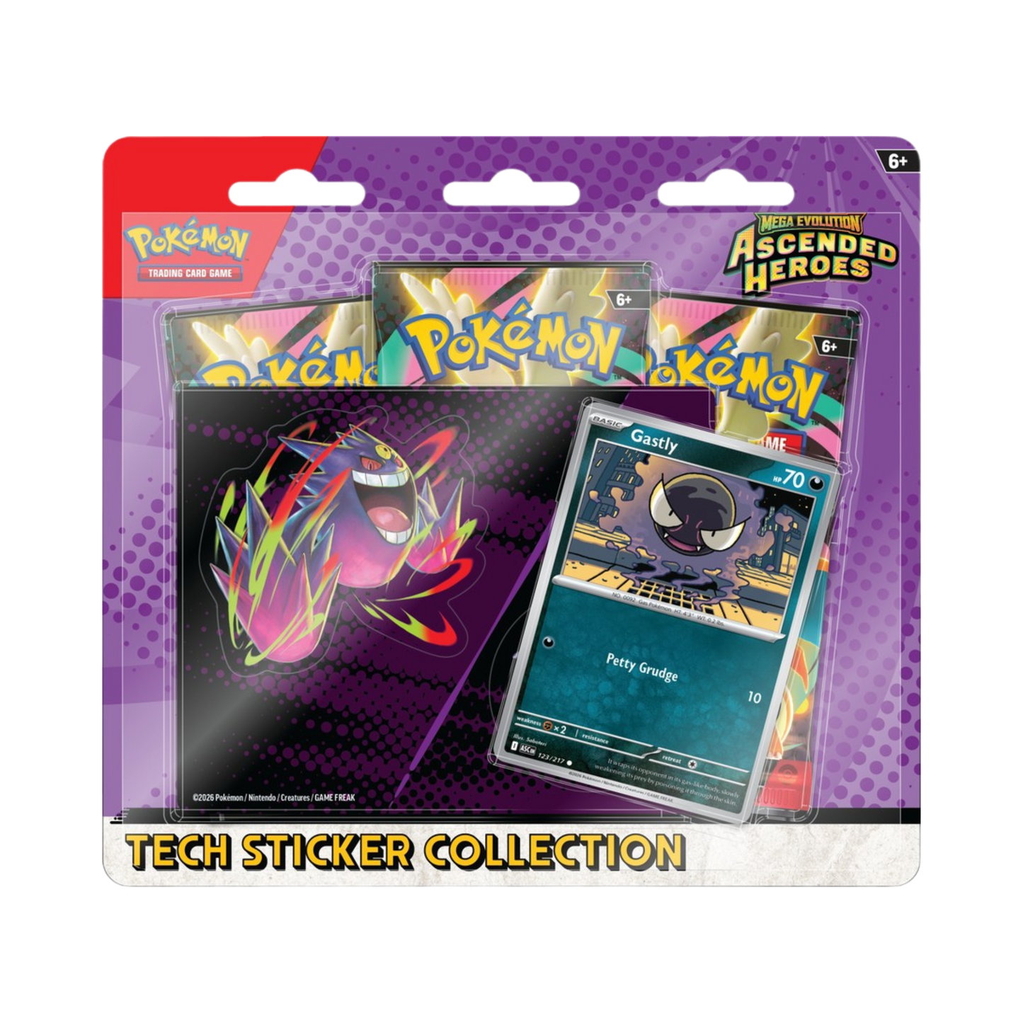 Ascended Heroes Tech Sticker Collection [Gastly]