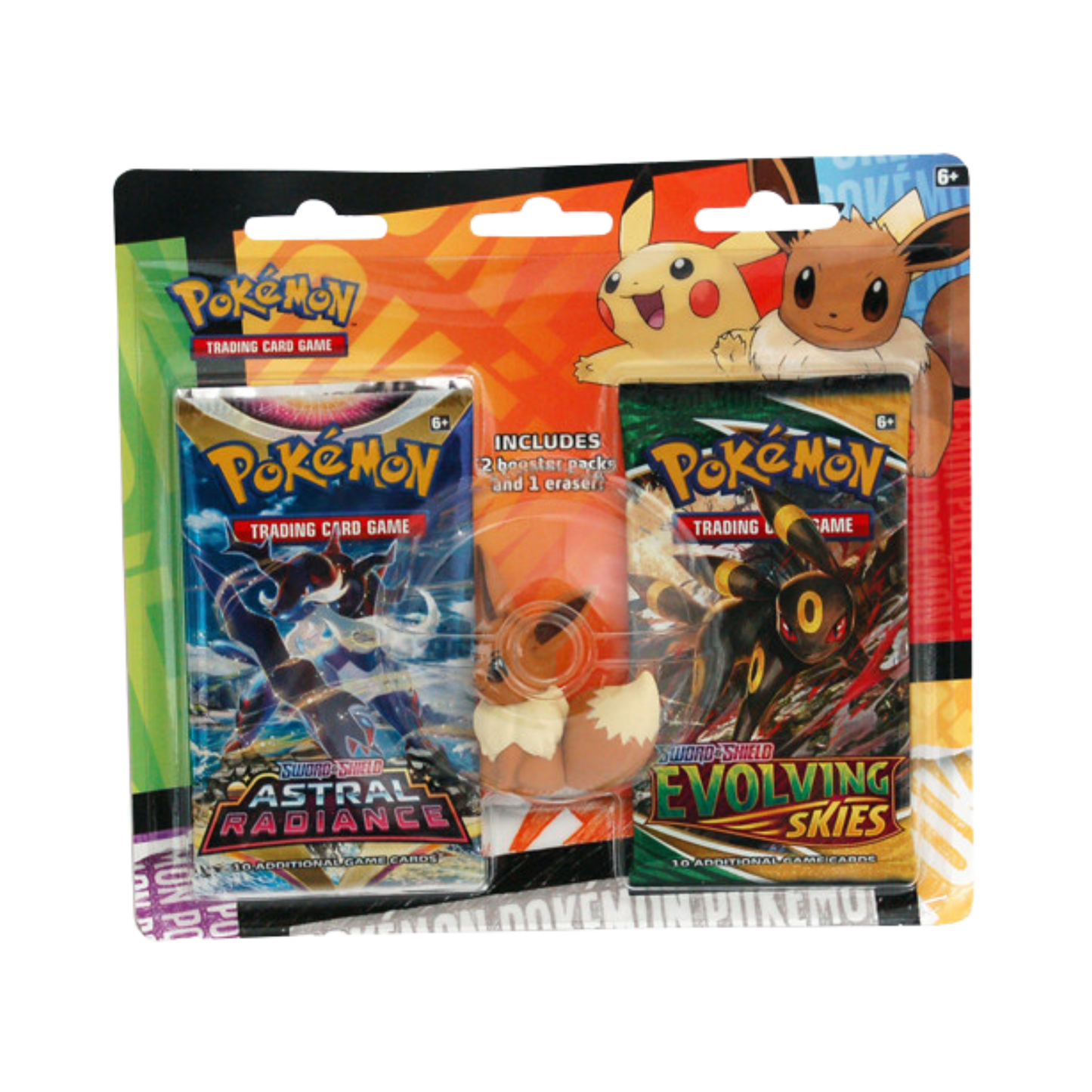 Back To School Eraser 2-Pack Blister [Eevee]