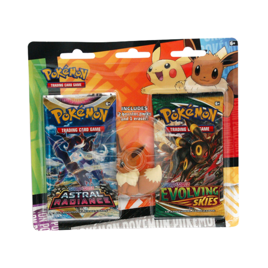Back To School Eraser 2-Pack Blister [Eevee]