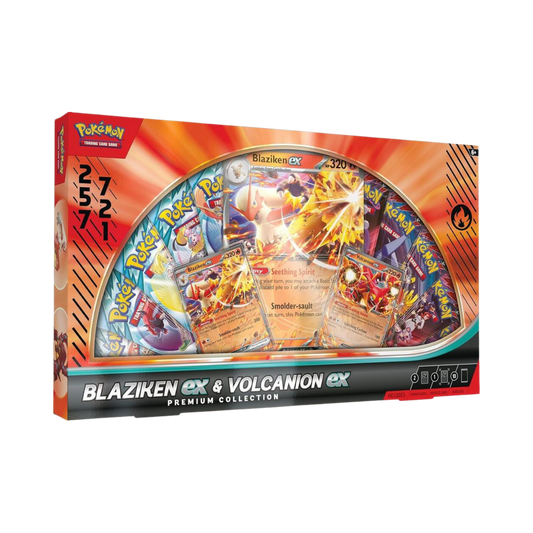 Blaziken ex & Volcanion ex Premium Collection