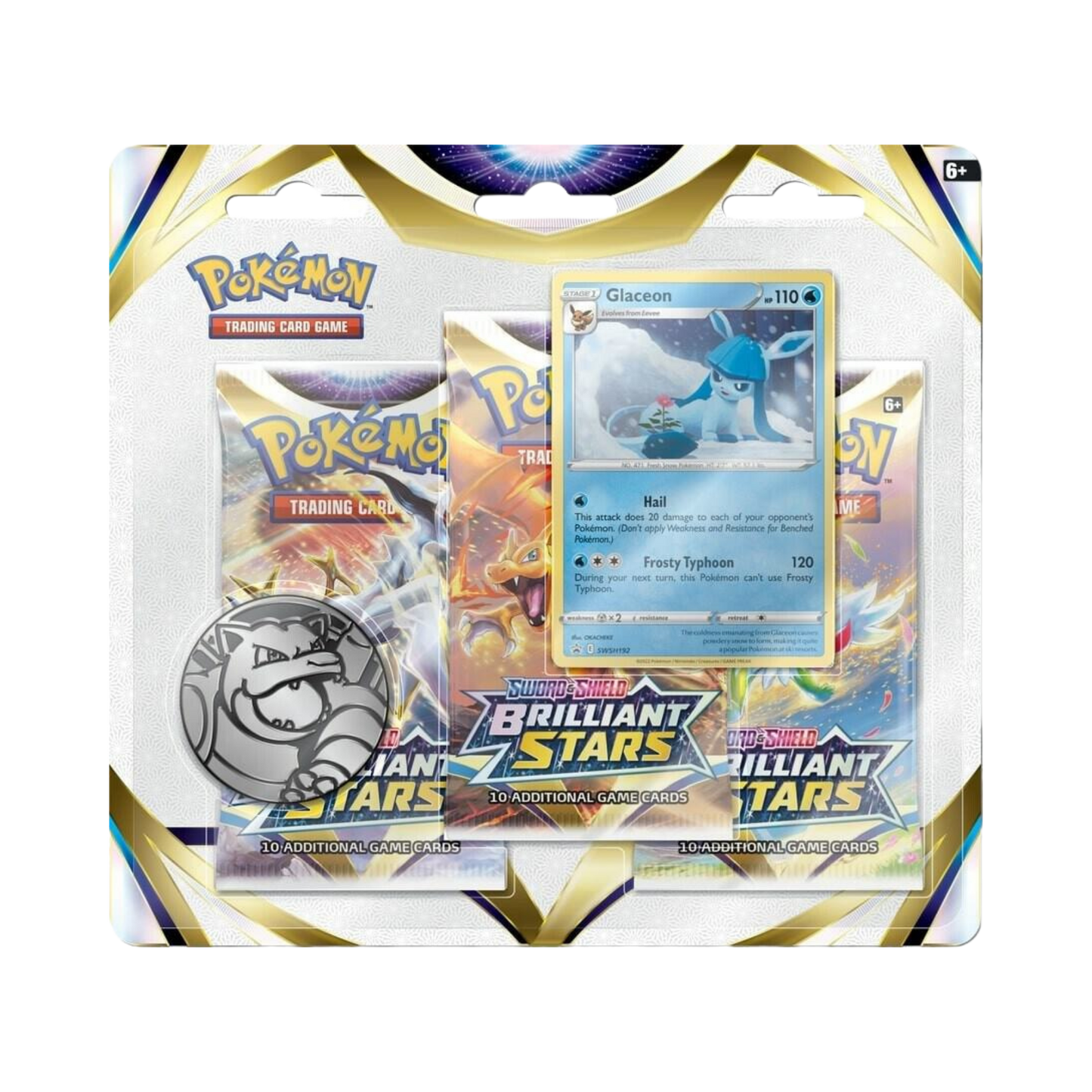 Brilliant Stars 3-Pack Blister [Glaceon]