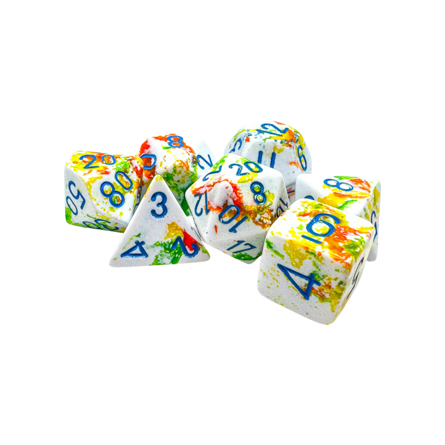 Chessex Brush Dice 7 Die Set