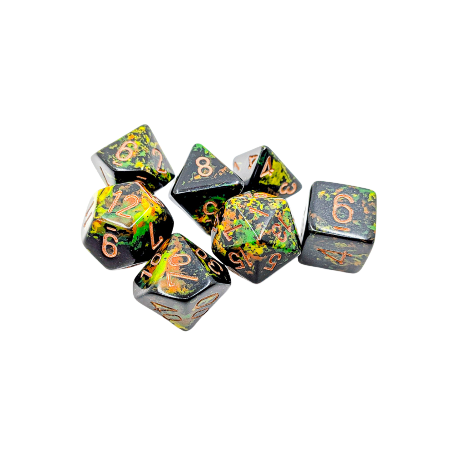 Chessex Brush Dice 7 Die Set