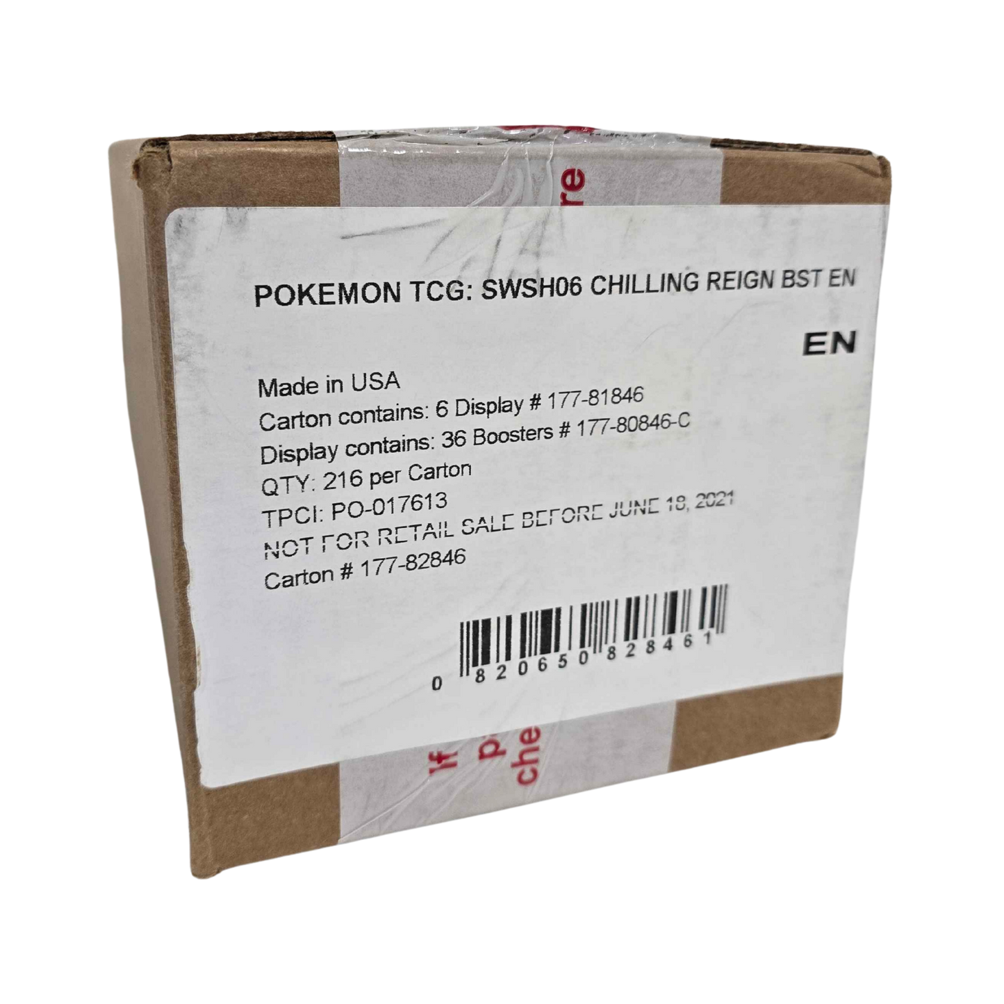 Chilling Reign Booster Box Case