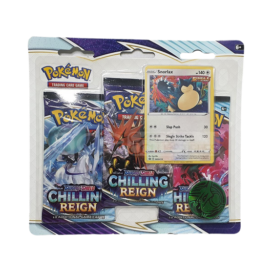 Chilling Reign 3 Pack Blister [Snorlax]