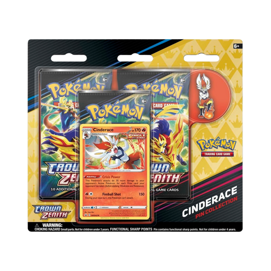 Crown Zenith Pin Collection [Cinderace]