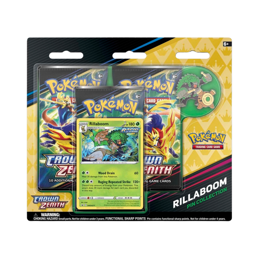 Crown Zenith Pin Collection [Rillaboom]