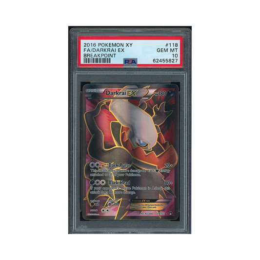 2016 Pokémon XY Breakpoint Darkrai EX #118 PSA 10