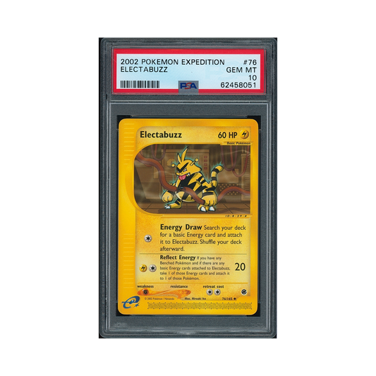 2002 Pokémon Expedition Electabuzz #76 PSA 10