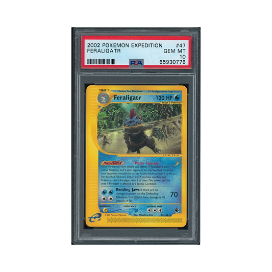 2002 Pokémon Expedition Feraligatr #47 PSA 10
