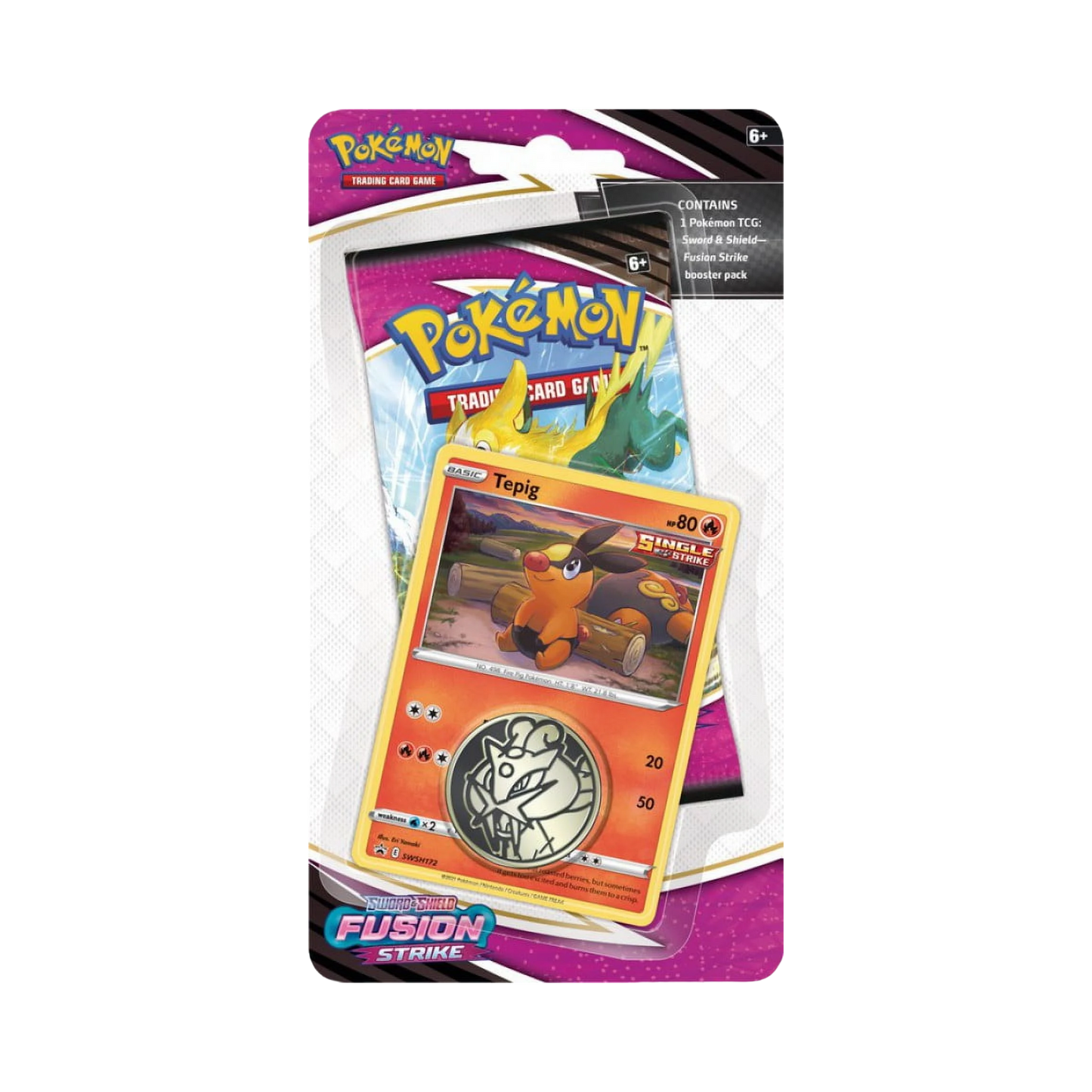 Fusion Strike Single Pack Blister [Tepig]