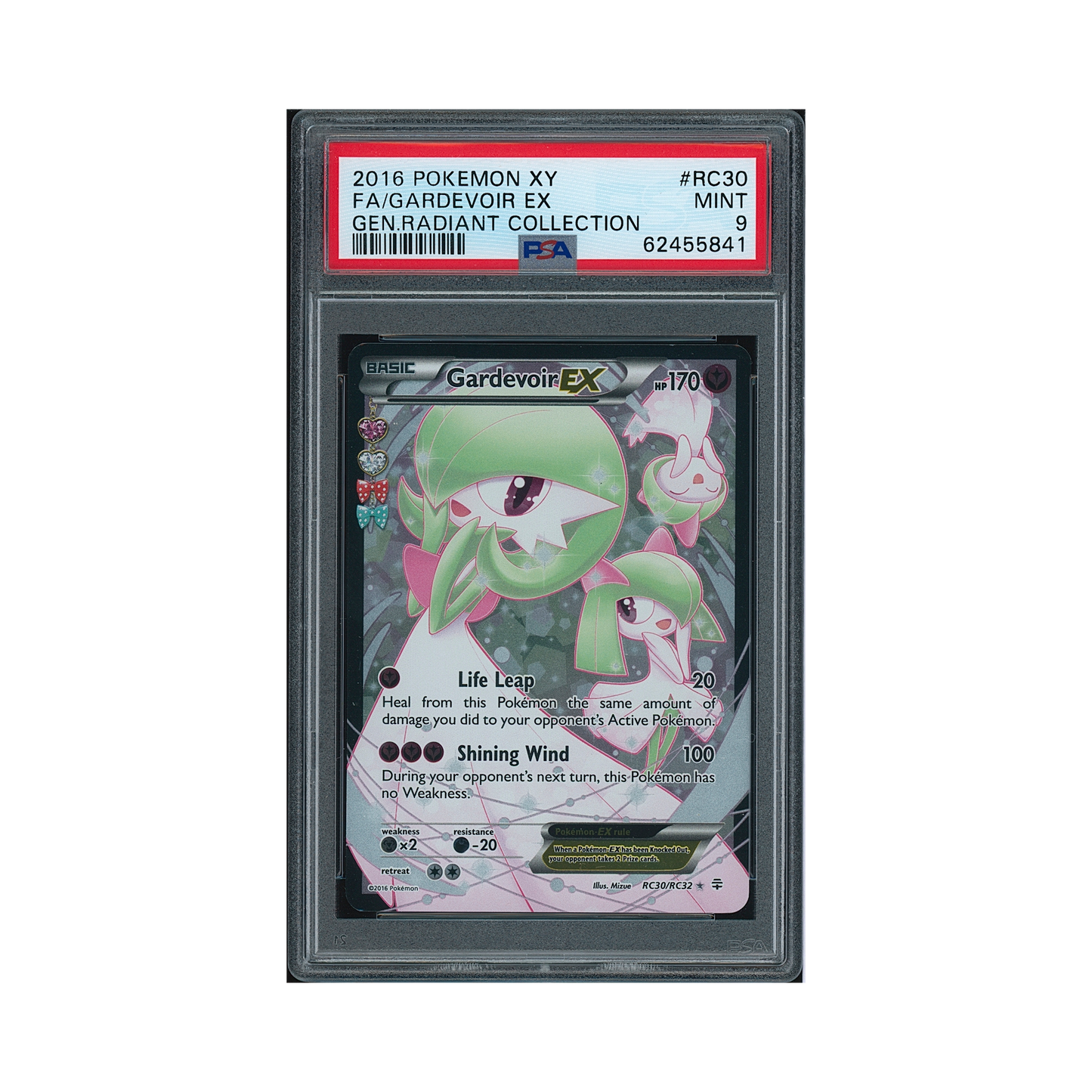 2016 Pokémon XY Generations – Radiant Collection Gardevoir EX #RC30 PSA 9