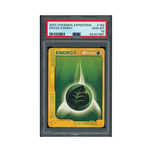 2002 Pokémon Expedition Grass Energy #162 PSA 10
