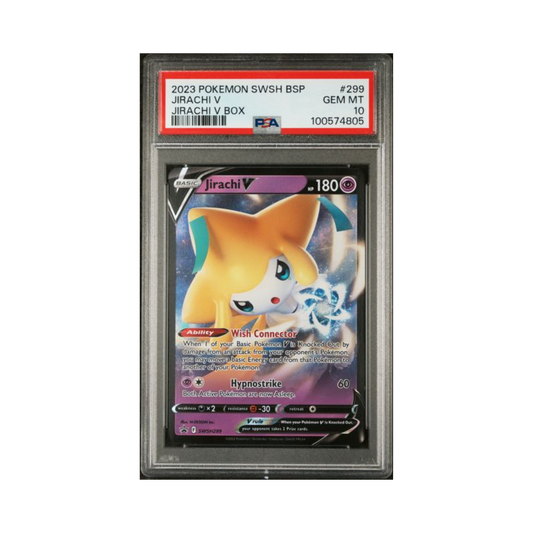 2023 Pokemon SWSH Promo Jirachi V #299 PSA 10