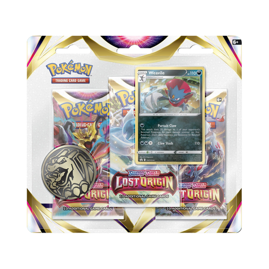Lost Origin 3 Pack Blister [Weavile]