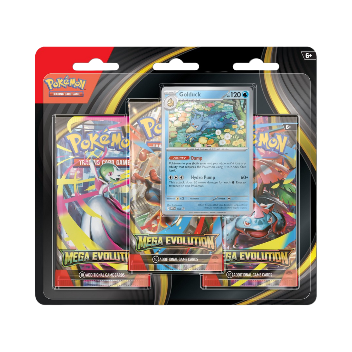Mega Evolution 3-Pack Blister [1x Assorted Art]
