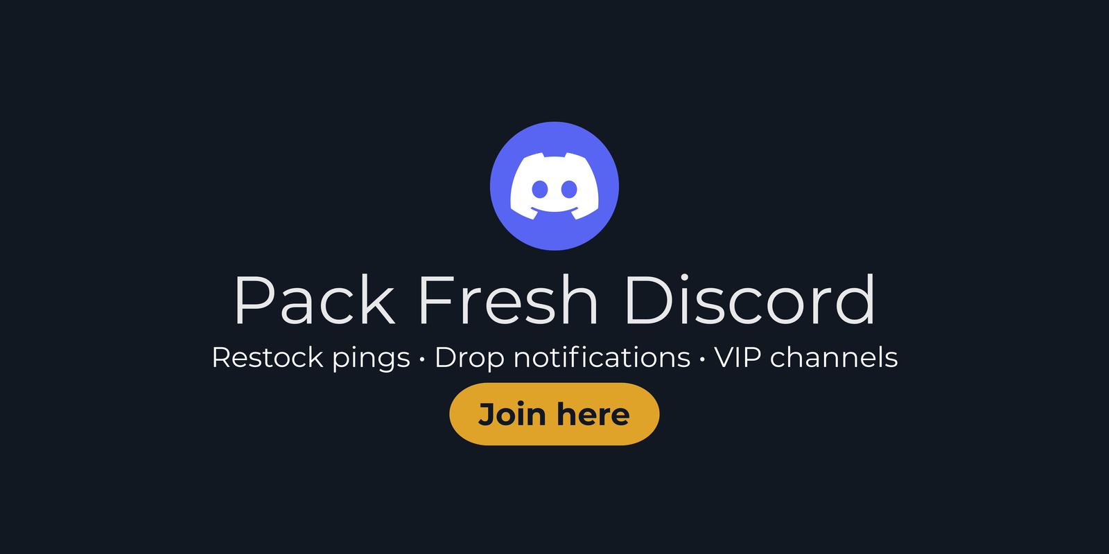Join the Pack Fresh Discord