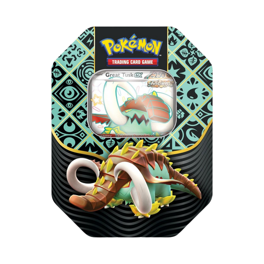 Paldean Fates International Tin [Great Tusk ex]