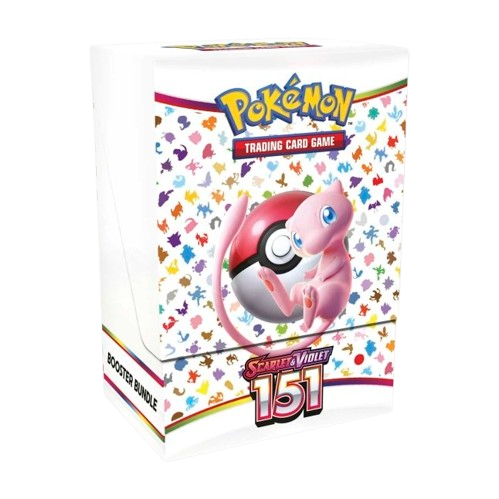 Sealed Pokémon 151 Booster Bundle from Scarlet & Violet with 6 booster packs featuring original Kanto Pokémon