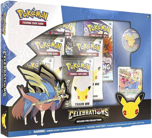 Celebrations Deluxe Pin Collection [Zacian LV. X]