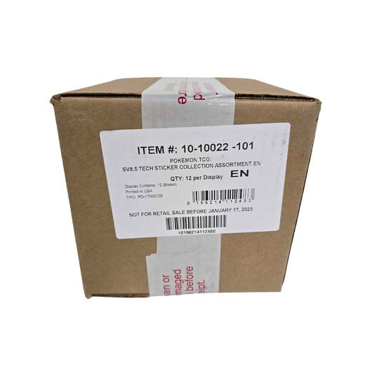 Prismatic Evolutions Tech Sticker Collection Case [Sealed]